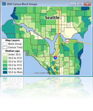 Sample Census Block Groups Map