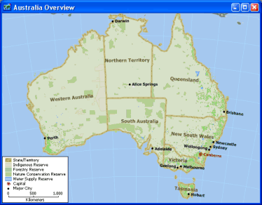 Sample Maptitude Australia Maps