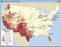 Nationwide demographic analysis maps
