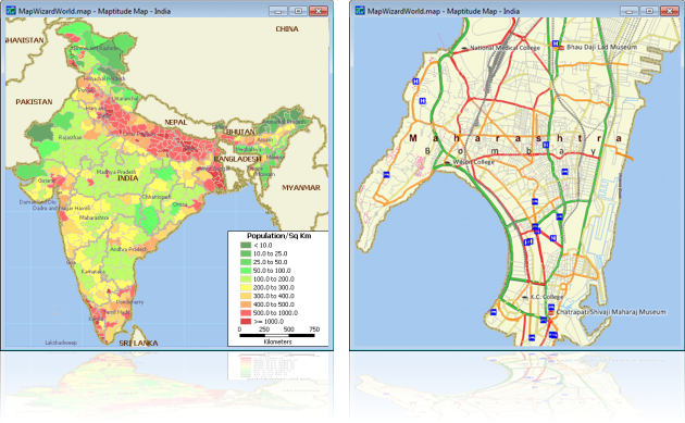 Sample Maptitude India Maps