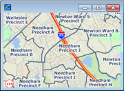 Sample Voting Districts Level Map