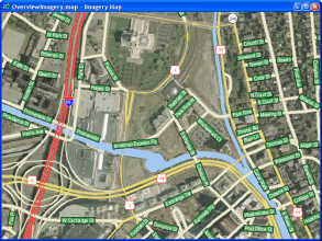 Create new geographic files from aerial images
