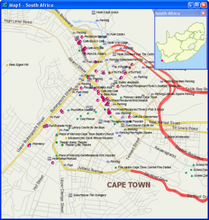 Maptitude Cape Town, South Africa Map