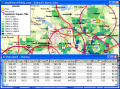 Compute the demographic attributes around various sites