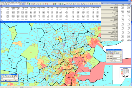 Maptitude for Redistricting Interface