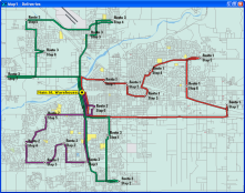 Vehicle Routing Map