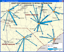 Transportation Problem Map