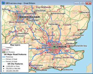 Maptitude for Great Britain Map