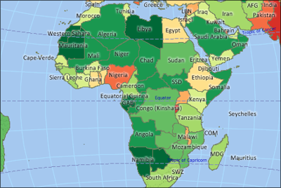 Maptitude Africa Map