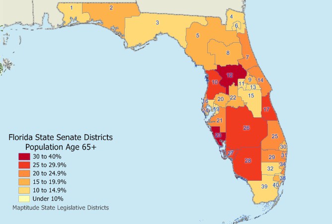 State Senate District Map