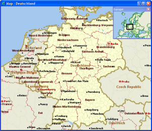Karte von Deutschland