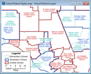 Census 20120 School Districts Map