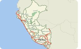 Maptitude Peru Country Package Map