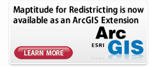 Maptitude for Redistricting ArcGIS Extension