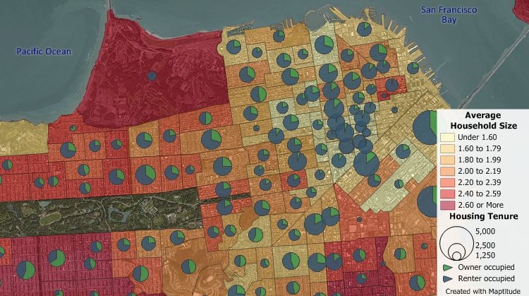 Maptitude satellite image download software lets you add imagery to your maps for additional reference