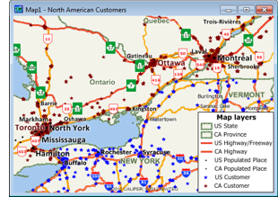 Maptitude Map with layers combined from two other maps