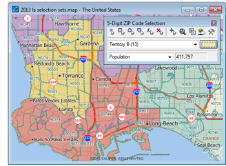 Territory Selection Map