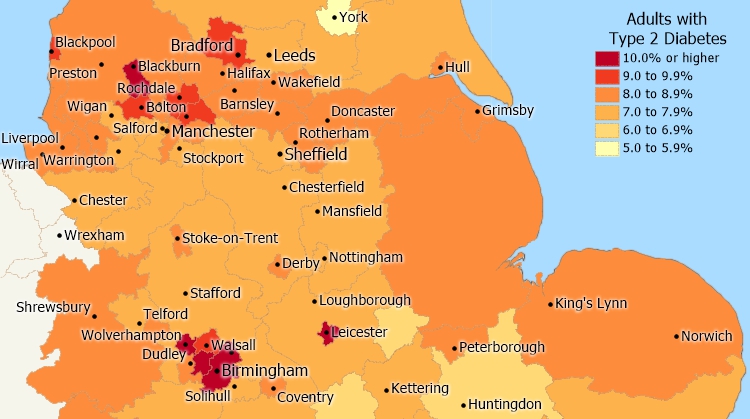 Find geographic patterns by mapping your UK health data with Maptitude