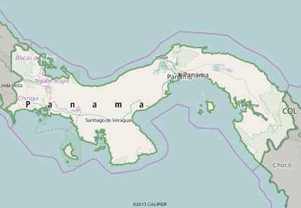 Panama Map