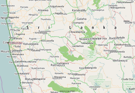 Colombo, Sri Lanka map