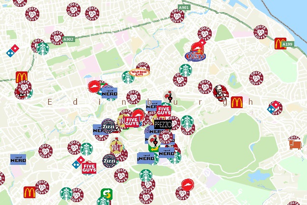 Maptitude United Kingdom franchise location mapping software