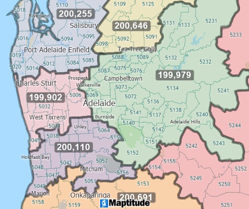 Build custom sales territories and districts