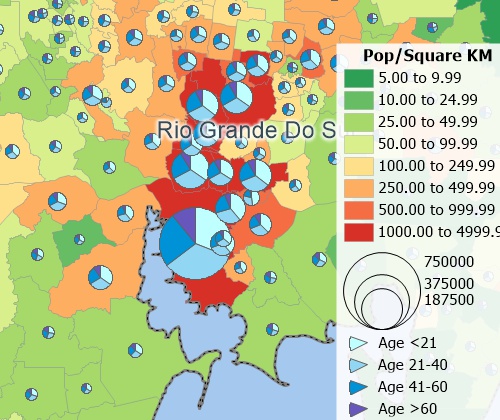 Crie diversos tipos de mapas temáticos