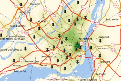 Maptitude mapping softwarwe map of North America