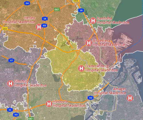 Denmark territory map