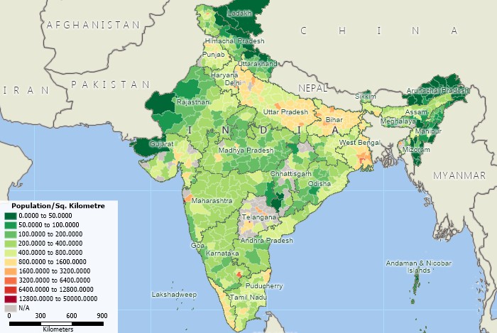 Mapping software for India