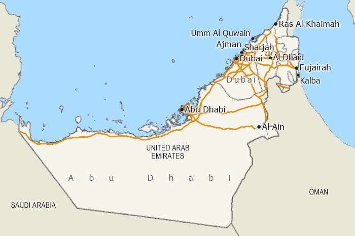 Mapping software for UAE