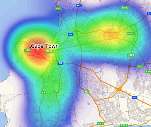 Visualise spatial patterns