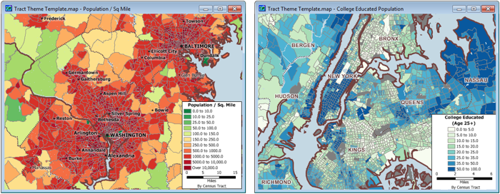 Sample Census Tract Maps