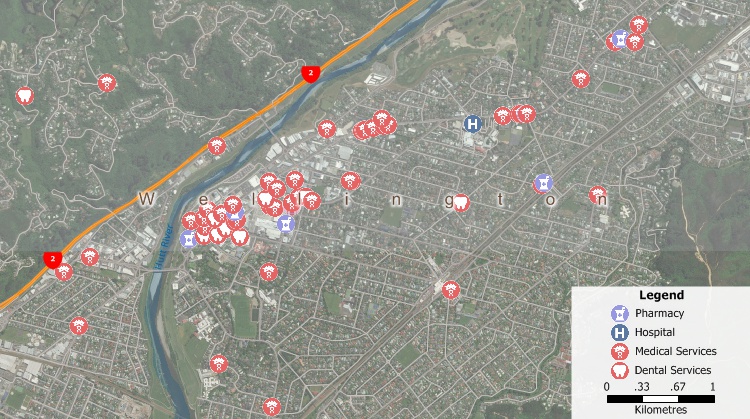 Health mapping software