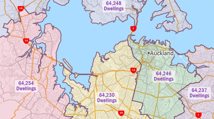 Territories based on demoraphics