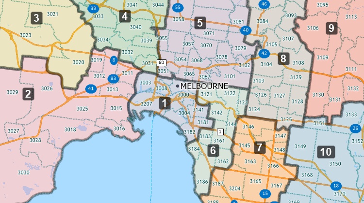 Territories created from ZIP Codes