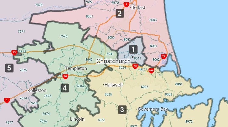 Territories created from ZIP Codes