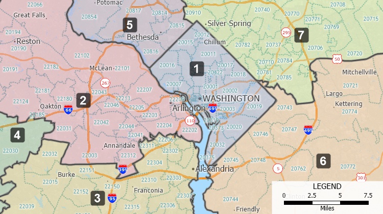 Territories created from ZIP Codes