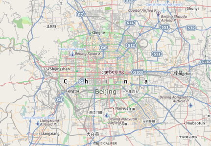 Beijing, China map