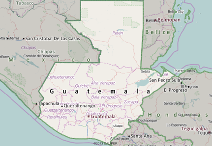 Guatamala Map