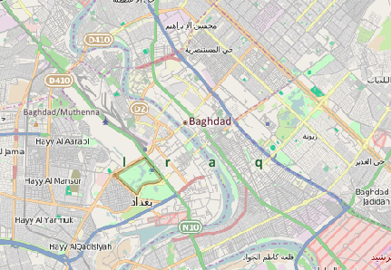 Baghdad, Iraq map