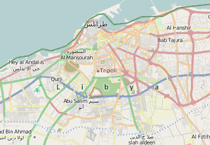 Tripoli, Libya map