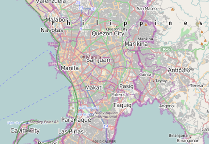 Manila, Philippines map
