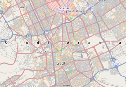 Riyadh, Saudi Arabia map
