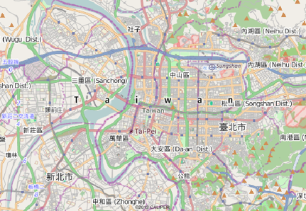 Taipei, Taiwan map