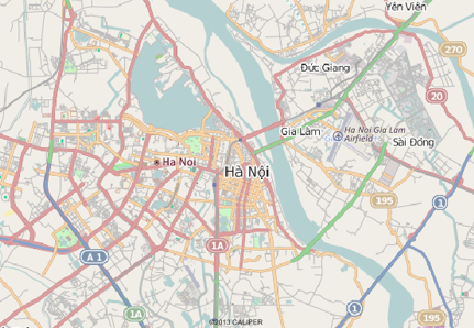 Hanoi, Vietnam map