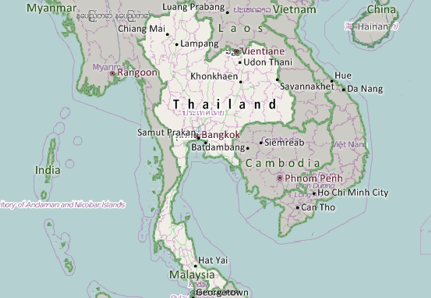 Thailand Map