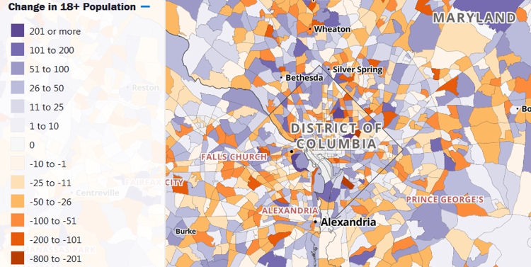 Census Differential Privacy Adult Population Change