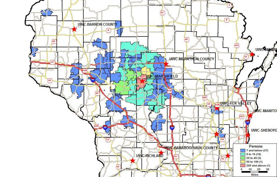 University of Wisconsin Enrollment Patterns