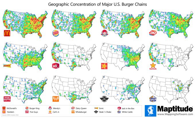 Concentration of Top U.S. Burger Chains